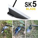 Japanese Wide Blade Gardening Tools I Premium Quality Hand Hoes/Weeding Sickle Have Very Sharp Edge for Quick Work by GreenHaven Gardens