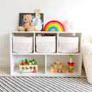 NaturalCozy Storage Cubes 9”x9”x7”Cotton Rope Woven Baskets for Organizing 3-Pack | 9 Inch Cube Storage Bin | Small Basket for Shelf Nursery, Pantry, Decorative Plant, Bathroom Closet, Toy Gift by TinyTreasures Baby Boutique