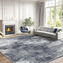 Amada 8x10 Area Rug, Modern Abstract Living Room Rug with Non-Slip Backing & Short Pile, Large Washable Rug with Abstract Pattern for Living Room, Bedroom and Dinning Room, Grey by TinyTreasures Baby Boutique
