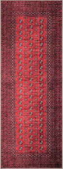 Keen Home Design 2x7 Rug - Machine Washable Runner Rug with Non-Slip Backing, Ideal for Hallway, Entryway, Kitchen, Laundry Room - Vintage, Easy Clean, Durable, Low Pile Rug - (2'6" x 7') by CozyNest Decor
