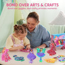 Klever Kits Poke in Fun Art Crafts for Kids Ages 4-8, Princess Dress-up, Art Activities, DIY Craft Kits, Birthday Gifts for Girls Ages 4 5 6 7 8+ by TinyTreasures Baby Boutique