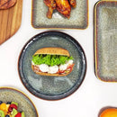 Ceramic Dinner Plates Dish Set,Set of 4,for Lunch snacks -Microwave Oven & Dishwasher Safe,Scratch Resistant,Dinnerware Kitchen Porcelain Serving Dishes 10 Inch Round by CozyNest Decor