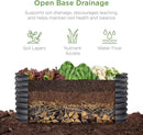 Best Choice Products 4x2x2ft Outdoor Metal Raised Garden Bed, Oval Deep Root Planter Box for Vegetables, Flowers, Herbs, and Succulents w/ 101 Gallon Capacity, Rubber Edge Guard - Charcoal by GreenHaven Gardens