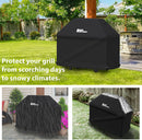 Simple Houseware 55 in. Waterproof Heavy Duty Gas BBQ Grill Cover, Weather-Resistant Polyester by GreenHaven Gardens
