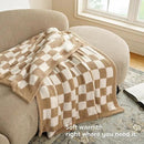 Joiedomi Twin Blanket for Couch Bed, Checkered Knitted Blankets Gifts for Women Mom Girls, Cozy Cute Soft Throw Home Room Decor Aesthetic for Women Mothers Birthday Gifts 60x80 Inches by CozyNest Decor