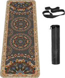 Non Slip Yoga Mat TPE Workout Mat for Men Women, Thick Workout Mat with Carrying Strap, Fitness Mats for Exercise, Yoga, Fitness, Pilates, Floor Workouts (72" x 24" x 6mm) by TinyTreasures Baby Boutique