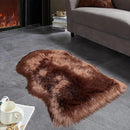 AMTOVO Faux Fur Rug, Coffee Small Area Rug, Fluffy Sheepskin Rug, Fuzzy Ultra Soft 2 x 3 ft Shag Rugs for Bedroom Sofa Throw Cushion Room Decor, Sheepskin by CozyNest Decor