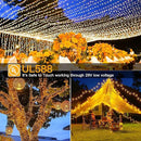 Ollny Outdoor String Lights 800LED 262FT, Warm White Waterproof Fairy Light with Remote Plug in, 8 Modes Timers Dimmable Christmas Lights for Outside Indoor Bedroom Patio Camping Garden by GreenHaven Gardens