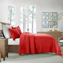 MarCielo 3-Piece Christmas Quilt 100% Cotton Oversized Bedspread Lightweight Coverlet Embroidery Christmas Tree Pattern Bedding Set (TC Red, Oversized King (118"x106")) by CozyNest Decor