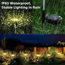 Solar Garden Lights Outdoor Waterproof 200 LED Fireworks Lights Solar Powered Sparkles Landscape Fairy Light Outside Decorations Light for Yard Patio Pathway Lawn Party Walkway Decor, 6 Pack by GreenHaven Gardens