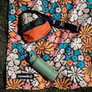 Nomadix Festival Blanket - Perfect for Picnics, Camping, & Lawn Seating - Plush Top & Water Resistant Base - Made with Post Consumer Recycled Materials - Hula Multi - 60x70 by TinyTreasures Baby Boutique