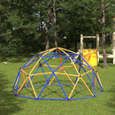 JAXPETY 10 FT Climbing Dome, Toddler Outdoor Climbing Toys, Kids Jungle Gym for Backyard, Playground Doorway Geometric Dome for Kids 8-12 Climber, Metal Outside Climbing Gym, Capacity 500 Lbs by TinyTreasures Baby Boutique