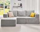 Hobestluk Modular Sectional Sofa Memory Foam Couch Oversized Sectional Sofa 3-Seater with Chaise Cloud Couch with Removable Cover L Shape Sofa for Living Room (Plush Grey, 3-Seater with Chaise) by CozyNest Decor