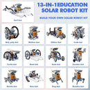 STEM 13-in-1 Education Solar Power Robots Toys for Boys Age 8-12, DIY Educational Toy Science Kits for Kids, Building Experiment Robotics Set Birthday Gifts for 8 9 10 11 12 Years Old Boys Girls Teens by TinyTreasures Baby Boutique