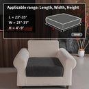 Couch Cushion Covers for Sectional Sofa, Stretch Soft Sofa Slipcovers Washable Wear-Resistant Universal Furniture Protector for Living Room(1 Piece Chair Cover, Dark Gray) by CozyNest Decor