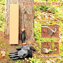 Weed Removal Tool，Portable Garden Weeder Tool，2024 New Manganese Steel Weed Puller Tool with Rubber Handle for Vegetable Gardening Garden Yard Farm Farm Planting & Uprooting Weeding Tool by GreenHaven Gardens