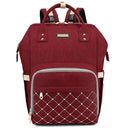 Diaper Bag Backpack, Diaper Bags for Baby Girls Boys, Baby Bags for Moms Dads, Nappy Changing Bag with Insulated Pockets,Multi-functional Waterproof Backpack with Stroller straps-Red by TinyTreasures Baby Boutique