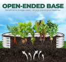 Utopia Home Galvanized Raised Garden Bed, 6 by 2 by 1 feet Lightweight Planter Boxes Outdoor with Easy Assembly, Large Garden Bed for Vegetables, Fruits, Flowers, Silver by GreenHaven Gardens
