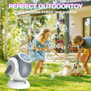 Big Bubble Machine - Automatic Bubbles Blower for Kids, Toddlers - 360° Oscillation & 75° Adjustment, Bubble Toys with LED Light - Gifts for Boys, Girls, Easter, Outdoor, Birthday, Party Use by TinyTreasures Baby Boutique