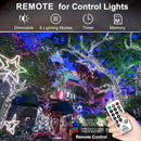 KNONEW 600ft 1500 LED String Lights Outdoor Christmas Lights 8 Modes & Timer Fairy Light Plug in Waterproof LED String Lights for Xmas Yard Tree Wedding Party Holiday Decorations (Cool White) by GreenHaven Gardens