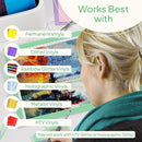 iVyne Corded Light Pad for Weeding Vinyl - A4 Light Box for Drawing - Light Board for Tracing - Light Box for Diamond Painting, Weeding Vinyl, Sketching, Tracing (Green) by TinyTreasures Baby Boutique