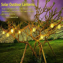 Cooo 12 Pack Solar Lanterns Outdoor Waterproof Upgraded Crystal Glass Solar Mason Jar Lights 30 LED 215% Larger SolarPanel, Anti-Rust Lid（Just a Little More,Get Double The Delight-Warm White） by CozyNest Decor