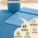 Jela Foam Blocks - Soft Play Equipment with 6 Luxury Miss Fabric Climbing Blocks for Toddlers, Babies & Kids - Lightweight Climb & Crawl Playset by TinyTreasures Baby Boutique