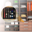 Bellsal Black Silverware Organizer Kitchen Drawer Organizer Expandable Bamboo Utensil Holder Cutlery Tray for Kitchen Utensil and Flatware Bedroom Office by CozyNest Decor