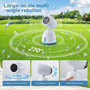 Rechargeble Bubble Machine, 270° Automatic-Rotating, 38000 Big Bubbles/min, 1000ml Large Bubble Tank, 2200mAh Battery, Bubble Maker for Kids Toddlers, Parties, Wedding, Birthday, Outdoor, White by TinyTreasures Baby Boutique