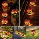 Solar Globe Lights Outdoor Waterproof-Solar Balls-Solar Garden Lights-Solar Orbs for Outside 4 Pack Cracked Glass Ball for Lawn Patio Yard Backyard Decorations, DS-XBQ-1-1-1 by GreenHaven Gardens