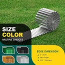 Corrugated Metal Garden Edging, 6"×20Ft Durable Landscape Border for Garden, Lawn, Flower Beds and Paver Edging (Silver) by GreenHaven Gardens