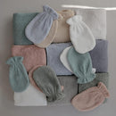 mushie Baby Bath Mitt | Organic Cotton | Pack of 2 (Blush) by TinyTreasures Baby Boutique
