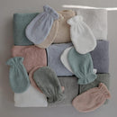 mushie Baby Bath Mitt | Organic Cotton | Pack of 2 (Gray) by TinyTreasures Baby Boutique