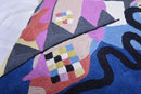 Wool Cotton Blend Abstract Flow Plush Pillow Cover - 18x18, Indoor and Outdoor by CozyNest Decor