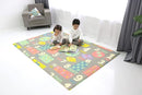 Baby Care Play Mat (Large, Playful - Letters and Numbers) 82'' x 55'' Original One-Piece Reversible Rollable Waterproof Play Mat for Infants, Babies, Toddler, and Kids by TinyTreasures Baby Boutique