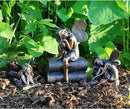 Top Collection 4386 Miniature Garden & Terrarium Fairy Reading Statue, Small, Bronze by GreenHaven Gardens