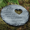 Let's Make Memories Personalized Memorial Stone - Sympathy Garden Marker - Durable, Weather-Resistant Cast Resin - Engraved with Your Loved One's Name - Personalized Condolences - 12" Diameter by CozyNest Decor
