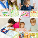 90shine 4PCS Christmas Crafts for Kids Ages 4-8 Sticker Paint Books - Includes Santa Clause Snowman Elf Gnome and More Designs Gift Party Create 40 Pictures by TinyTreasures Baby Boutique
