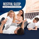 Utopia Bedding Waterproof Mattress Protector Twin XL Size, Premium Terry Mattress Cover 200 GSM, Breathable, Fitted Style with Stretchable Pockets (Navy) by TinyTreasures Baby Boutique
