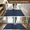 COSY HOMEER-Door-Mat 36"x60" Non Slip Absorbent Entryway Rugs Dirt Trapper Doormats Washable Entrance Mats Low Pile Welcome Floor Mat for Front Back Door and Entry Mats,Navy Blue by CozyNest Decor