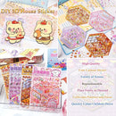 4 Sets DIY 3D House Sticker Make Your Own Mini Flower Shop, Bookstore, Cake Shop, Burger Shop Scenes Stickers for Kids Cartoon Scene Stickers for Adult Relief Stress Pass The Time by TinyTreasures Baby Boutique