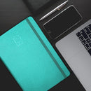 Undated Daily Planner – 1-Year B5 Productivity Organizer with Two-Page Weekly Spread, Goal Setting, Habit Tracker, Weekly & Monthly Pages – Hardcover Time Management Notebook (Turquoise) by TinyTreasures Baby Boutique