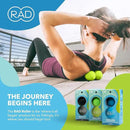 RAD Soft Peanut Massage Ball – Low Density Yoga Deep Tissue Roller Ball – Myofascial Release for Back, Neck, Feet, Psoas & Spine – Suboccipital & Thoracic Trigger Point Therapy by CozyNest Decor