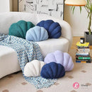 Navy Seashell Throw Pillows, Shell Shaped Throw Pillows, 13 Inch Soft Home Decorative Pillow Plush Cushion for Bed Couch Living Sofa Room Decor Accent Throw Pillow by CozyNest Decor