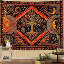 Lunerfex Tree of Life Sun Moon Stars Wall Tapestry, Cosmic Harmony Symbol Tapestries for Home Decor, Mystical Tapestry 60x44 Inch by CozyNest Decor