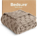 Bedsure GentleSoft Twin Blanket for Bed Light Taupe - Super Soft Cozy Blankets for Women Men Girls, Cute Fuzzy Fleece Throws for Bedroom Couch, 60x80 Inches by CozyNest Decor