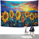 yowecso Sunflower Tapestry Sunset Flower Field Tapestry Wall Hanging for Bedroom Sunflower Tapestries Aesthetic Wall Decor for Home Dorm Living Room 50"x60" by CozyNest Decor