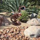 Wowser Gnome Statue: Funny Garden Figurine - Unique Home & Outdoor Decor (T-Rex), Gnome Decoration for Yard by GreenHaven Gardens