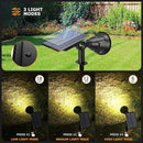 Solar Spot Lights Outdoor, 21 LEDs Solar Landscape Lights Auto On/Off with 3 Modes, IP67 Waterproof Solar Yard Spotlight Wall Lights, 2-in-1 Solar Outdoor Lights for Garden, Pathway, Pool by GreenHaven Gardens