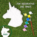 Creative Roots Mosaic Unicorn Stepping Stone, Includes 7-Inch Ceramic Stone & 6 Vibrant Paints, DIY Garden Stepping Stone Kit for Kids Ages 6+ by TinyTreasures Baby Boutique